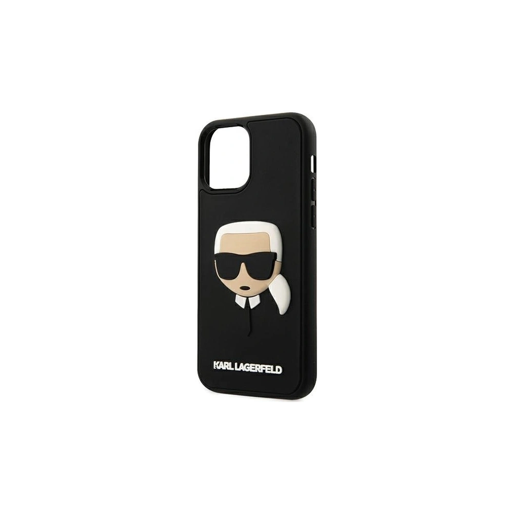 Hurtownia GSM - Etui Karl Lagerfeld KLHCP12MKH3DBK Apple iPhone 12/12 Pro schwarz/black hardcase 3D Gummi Karls Kopf - KLD397BLK - {ean13} - Hurt