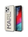 Etui Karl Lagerfeld KLHCP12MKLMLGR Apple iPhone 12/12 Pro silber/hardcase Mirror Liquid Glitter Karl