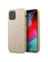 Etui Guess GUHCP12LPUILGLG Apple iPhone 12 Pro Max gold/hartschale Iridescent Love Script Gold Logo