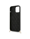 Hurtownia GSM - Etui Guess GUHCP12LPUSTCRBK Apple iPhone 12 Pro Max schwarz/czarny Hardcase Silikon Bedrucktes Logo Tragegurt - GUE730BLK - {ean13} - Hurt