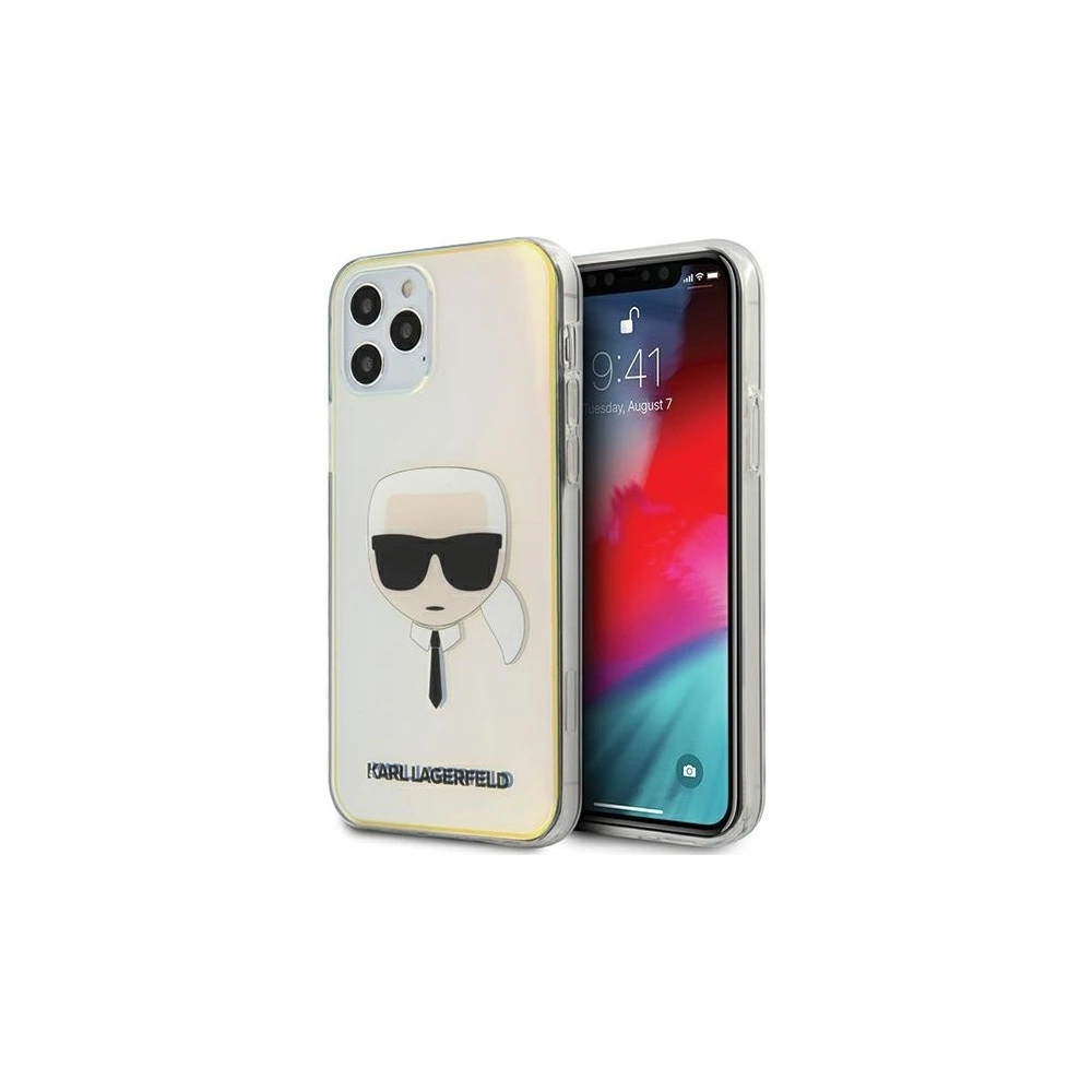 Hurtownia GSM - Etui Karl Lagerfeld KLHCP12MPCKHML Apple iPhone 12/12 Pro multicolor hardcase Iridescent Karl`s Head - KLD400MLT - {ean13} - Hurt