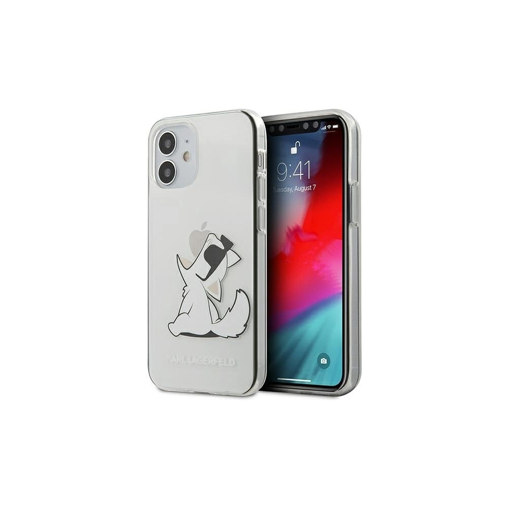 Wholesale Karl Lagerfeld KLHCP12SCFNRC Apple iPhone 12 mini transparent hardcase Choupette Fun - KLD401CL - {ean13} - Hurt