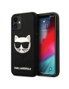 Etui Karl Lagerfeld KLHCP12SCH3DBK Apple iPhone 12 mini schwarz/black hardcase 3D Rubber Choupette