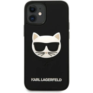 Etui Karl Lagerfeld KLHCP12SCH3DBK Apple iPhone 12 mini czarny/black hardcase 3D Rubber Choupette