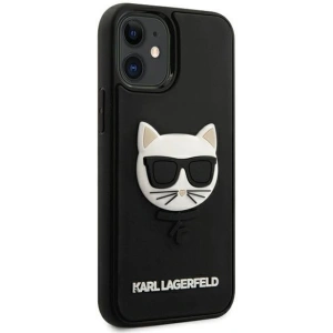 Etui Karl Lagerfeld KLHCP12SCH3DBK Apple iPhone 12 mini czarny/black hardcase 3D Rubber Choupette