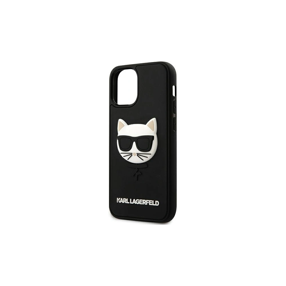 Wholesale Karl Lagerfeld KLHCP12SCH3DBK Apple iPhone 12 mini black hardcase 3D Rubber Choupette - KLD402BLK - {ean13} - Hurt