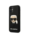 Wholesale Karl Lagerfeld KLHCP12SKH3DBK Apple iPhone 12 mini black hardcase 3D Rubber Karl`s Head - KLD404BLK - {ean13} - Hurt