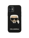 Wholesale Karl Lagerfeld KLHCP12SKH3DBK Apple iPhone 12 mini black hardcase 3D Rubber Karl`s Head - KLD404BLK - {ean13} - Hurt
