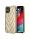 Etui Guess GUHCP12LPUVQTMLBE Apple iPhone 12 Pro Max złoty/gold hardcase V-Quilted Collection