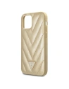 Wholesale Guess GUHCP12LPUVQTMLBE Apple iPhone 12 Pro Max gold hardcase V-Quilted Collection - GUE731GLD - {ean13} - Hurt