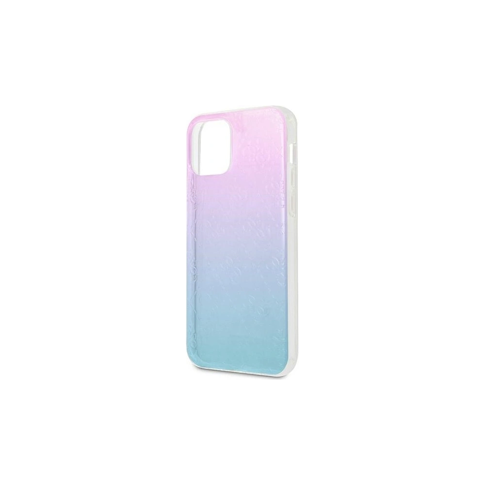 Wholesale Guess GUHCP12M3D4GGBP Apple iPhone 12/12 Pro blue&pink hardcase 4G 3D Pattern Collection - GUE733BLUPNK - {ean13} - Hurt