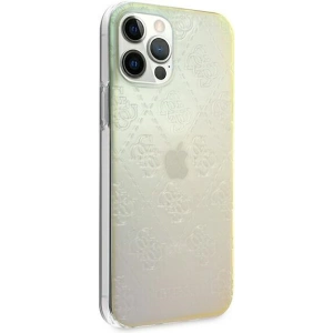 Hurtownia GSM - Etui Guess GUHCP12M3D4GIRBL Apple iPhone 12/12 Pro opalowy/iridescent hardcase 4G 3D Pattern Collection - GUE734IRI - {ean13} - Hurt