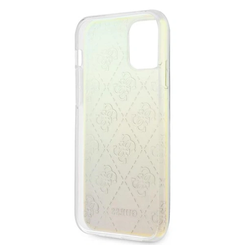 Etui Guess GUHCP12M3D4GIRBL Apple iPhone 12/12 Pro opalowy/iridescent hardcase 4G 3D Pattern Collection