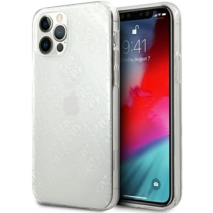 Hurtownia GSM - Etui Guess GUHCP12M3D4GTR Apple iPhone 12/12 Pro transparent hardcase 4G 3D Pattern Collection - GUE735CL - {ean13} - Hurt