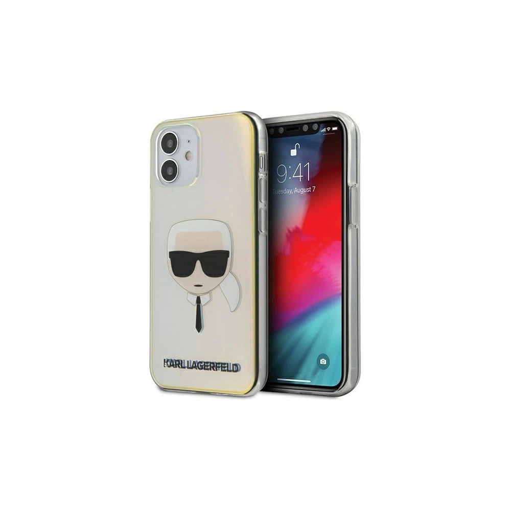Wholesale Karl Lagerfeld KLHCP12SPCKHML Apple iPhone 12 mini multicolor hardcase Iridescent Karl`s Head - KLD407MLT - {ean13} - Hurt