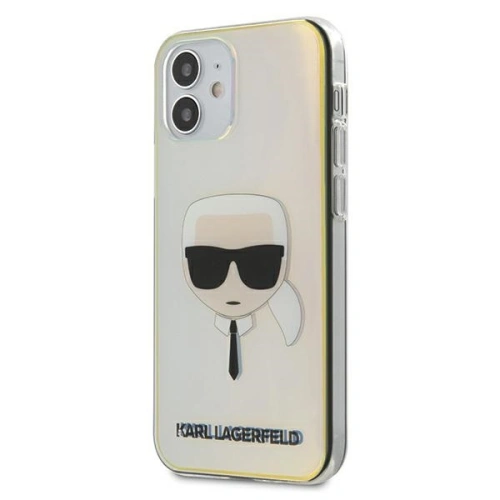 Etui Karl Lagerfeld KLHCP12SPCKHML Apple iPhone 12 mini multicolor hardcase Iridescent Karl`s Head