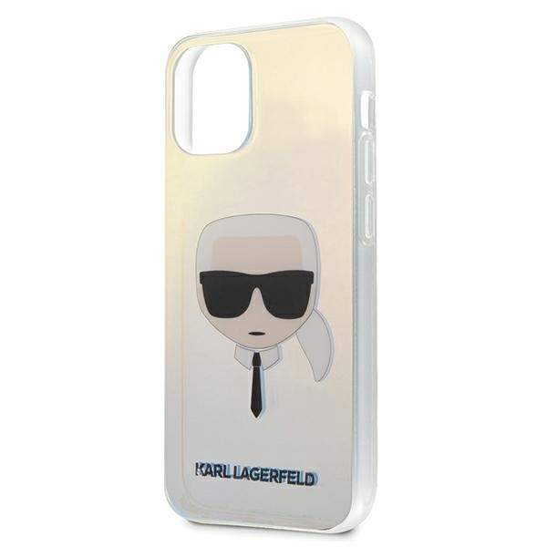 Kryt Karl Lagerfeld KLHCP12SPCKHML Apple iPhone 12 mini multicolor hardcase Iridescent Karl`s Head