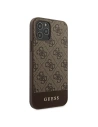 Hurtownia GSM - Etui Guess GUHCP12MG4GLBR Apple iPhone 12/12 Pro brązowy/brown hardcase 4G Stripe Collection - GUE736BR - {ean13} - Hurt