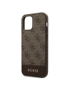 Hurtownia GSM - Etui Guess GUHCP12MG4GLBR Apple iPhone 12/12 Pro brązowy/brown hardcase 4G Stripe Collection - GUE736BR - {ean13} - Hurt
