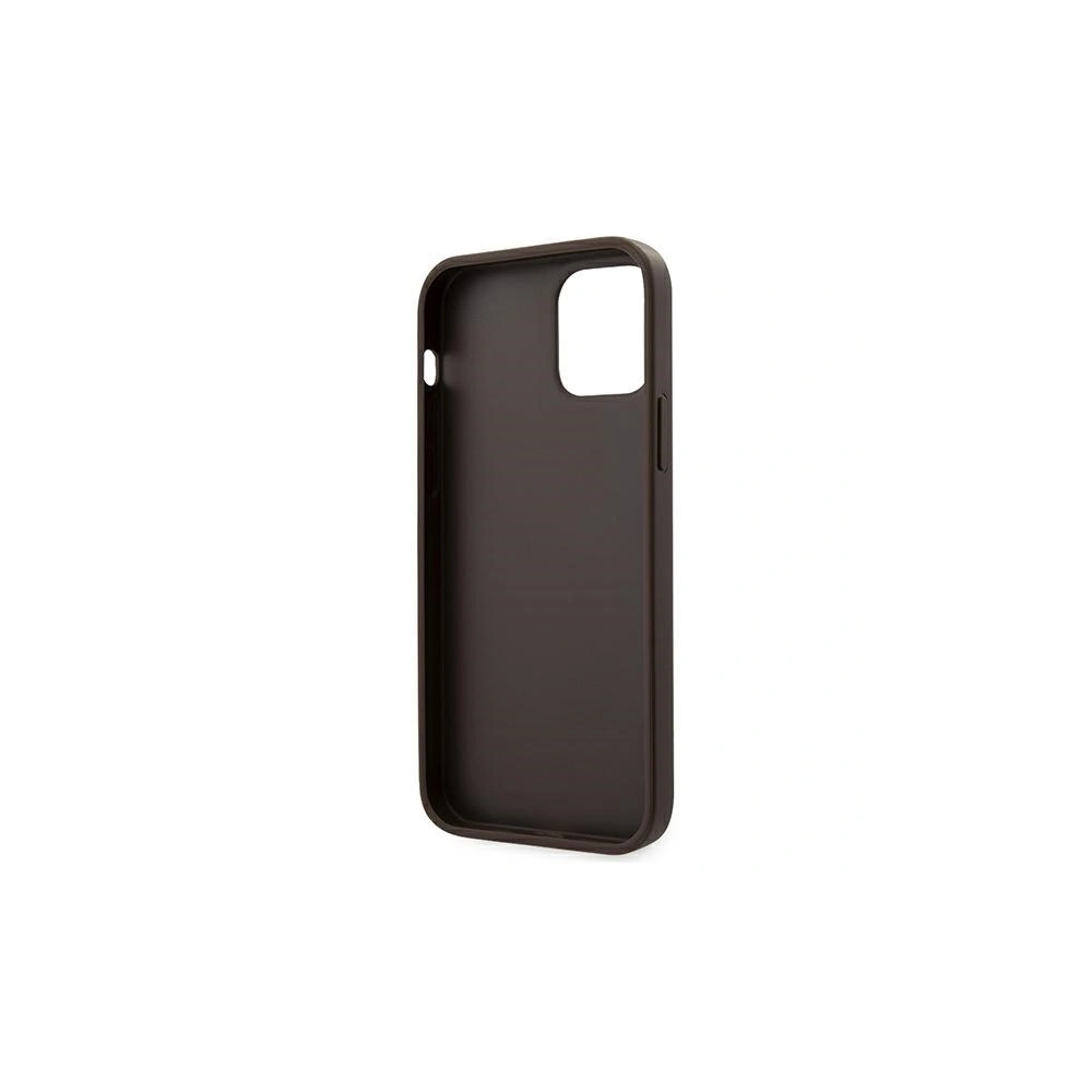 Hurtownia GSM - Etui Guess GUHCP12MG4GLBR Apple iPhone 12/12 Pro brązowy/brown hardcase 4G Stripe Collection - GUE736BR - {ean13} - Hurt