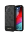 Etui Guess GUHCP12MG4GLGR Apple iPhone 12/12 Pro szary/grey hardcase 4G Stripe Collection