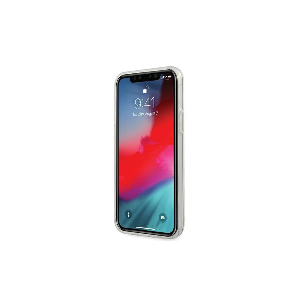 Hurtownia GSM - Etui Guess GUHCP12MIMLFL03 Apple iPhone 12/12 Pro granatowy/navy N°3 Flower Collection - GUE739NAV - {ean13} - Hurt
