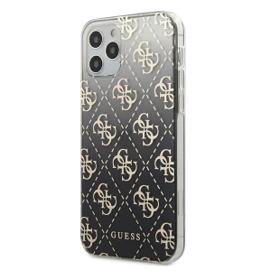 Etui Guess GUHCP12MPCU4GGBK Apple iPhone 12/12 Pro czarny/black hardcase 4G Gradient