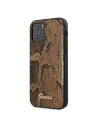 Guess GUHCP12MPUSNSMLBR Apple iPhone 12/12 Pro brown hardcase Script Python Collection