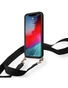 Wholesale Guess GUHCP12MPUSTCRBK Apple iPhone 12/12 Pro black hardcase Silicone Printed Logo Strap - GUE746BLK - {ean13} - Hurt