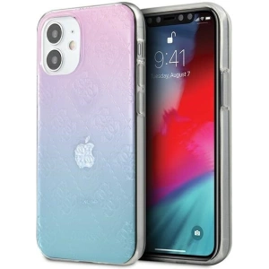 Hurtownia GSM - Etui Guess GUHCP12S3D4GGBP Apple iPhone 12 mini blau-rosa/blue&pink hardcase 4G 3D Pattern Collection - GUE747BLUPNK - {ean13} - Hurt