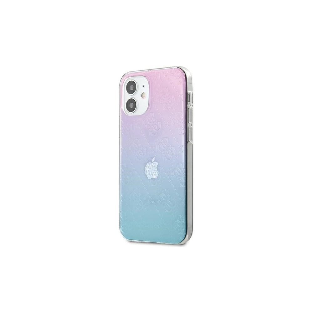Wholesale Guess GUHCP12S3D4GGBP Apple iPhone 12 mini blue&pink hardcase 4G 3D Pattern Collection - GUE747BLUPNK - {ean13} - Hurt