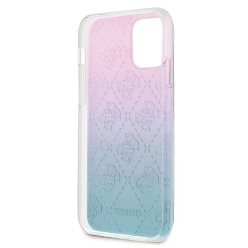 Etui Guess GUHCP12S3D4GGBP Apple iPhone 12 mini niebiesko-różowy/blue&pink hardcase 4G 3D Pattern Collection