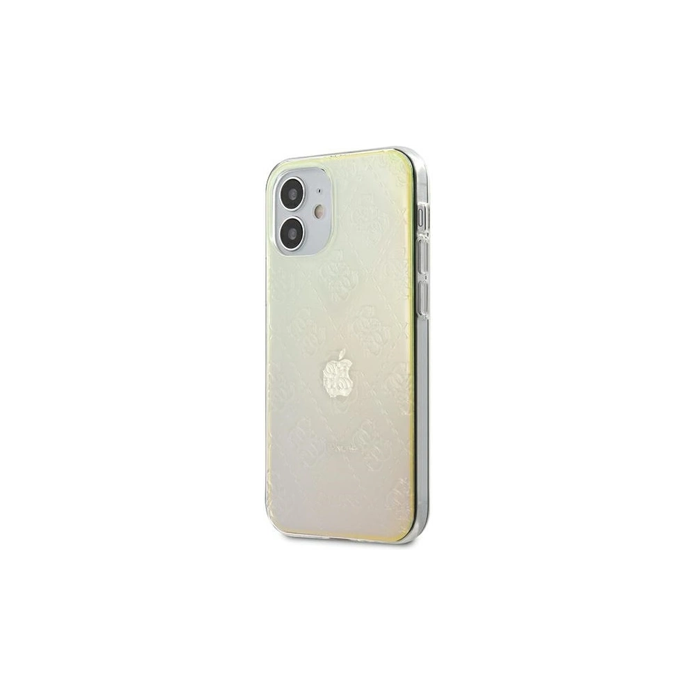 Hurtownia GSM - Etui Guess GUHCP12S3D4GIRBL Apple iPhone 12 mini opal/iridescent Hardcase 4G 3D Pattern Collection - GUE748IRI - {ean13} - Hurt
