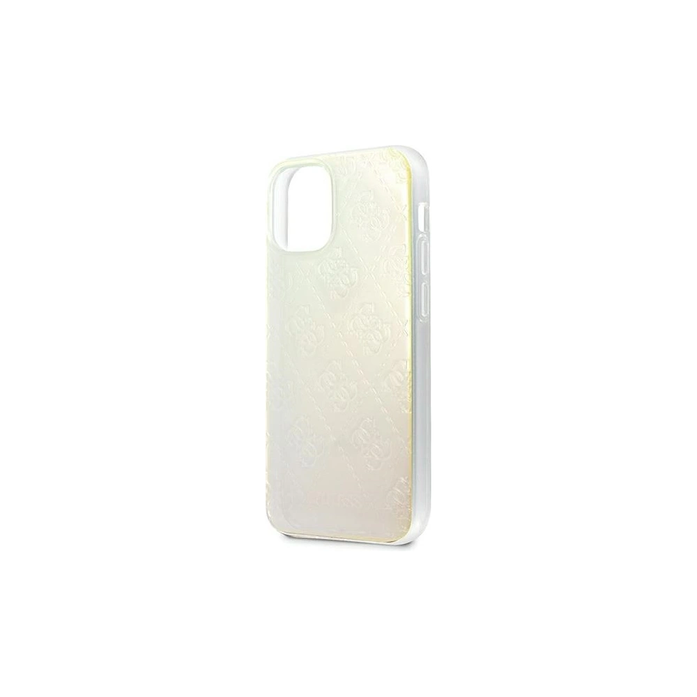 Hurtownia GSM - Etui Guess GUHCP12S3D4GIRBL Apple iPhone 12 mini opal/iridescent Hardcase 4G 3D Pattern Collection - GUE748IRI - {ean13} - Hurt