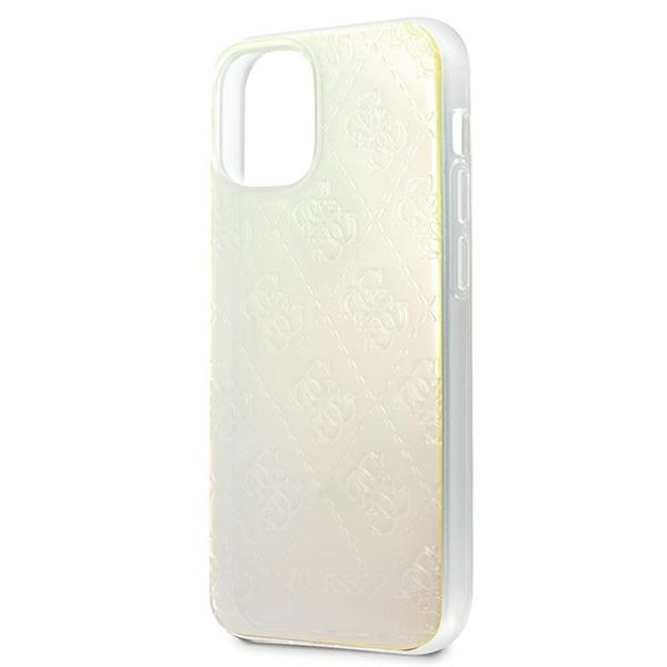 Kryt Guess GUHCP12S3D4GIRBL Apple iPhone 12 mini iridescent hardcase 4G 3D Pattern Collection