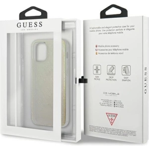 Hurtownia GSM - Etui Guess GUHCP12S3D4GIRBL Apple iPhone 12 mini opal/iridescent Hardcase 4G 3D Pattern Collection - GUE748IRI - {ean13} - Hurt