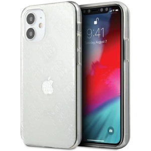 Hurtownia GSM - Guess Apple Case GUHCP12S3D4GTR iPhone 12 mini transparentes Hartschalenetui 4G 3D Pattern Collection - GUE749CL - {ean13} - Hurt