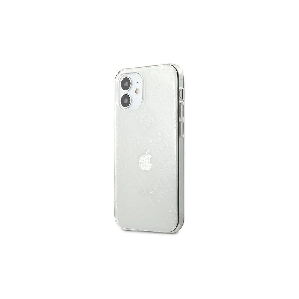 Wholesale Guess GUHCP12S3D4GTR Apple iPhone 12 mini transparent hardcase 4G 3D Pattern Collection - GUE749CL - {ean13} - Hurt