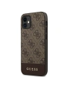 Hurtownia GSM - Etui Guess GUHCP12SG4GLBR Apple iPhone 12 mini brązowy/brown hardcase 4G Stripe Collection - GUE750BR - {ean13} - Hurt