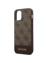 Hurtownia GSM - Etui Guess GUHCP12SG4GLBR Apple iPhone 12 mini brązowy/brown hardcase 4G Stripe Collection - GUE750BR - {ean13} - Hurt