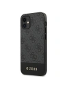 Wholesale Guess GUHCP12SG4GLGR Apple iPhone 12 mini grey hardcase 4G Stripe Collection - GUE751GRY - {ean13} - Hurt