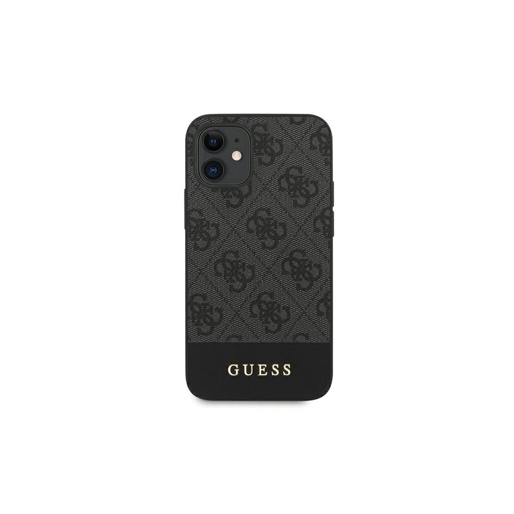 Hurtownia GSM - Etui Guess GUHCP12SG4GLGR Apple iPhone 12 mini szary/grey hardcase 4G Stripe Collection - GUE751GRY - {ean13} - Hurt