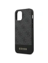 Hurtownia GSM - Etui Guess GUHCP12SG4GLGR Apple iPhone 12 mini szary/grey hardcase 4G Stripe Collection - GUE751GRY - {ean13} - Hurt