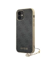 Hurtownia GSM - Etui Guess GUHCP12SGF4GGR Apple iPhone 12 mini szary/grey hardcase 4G Charms Collection - GUE752GRY - {ean13} - Hurt