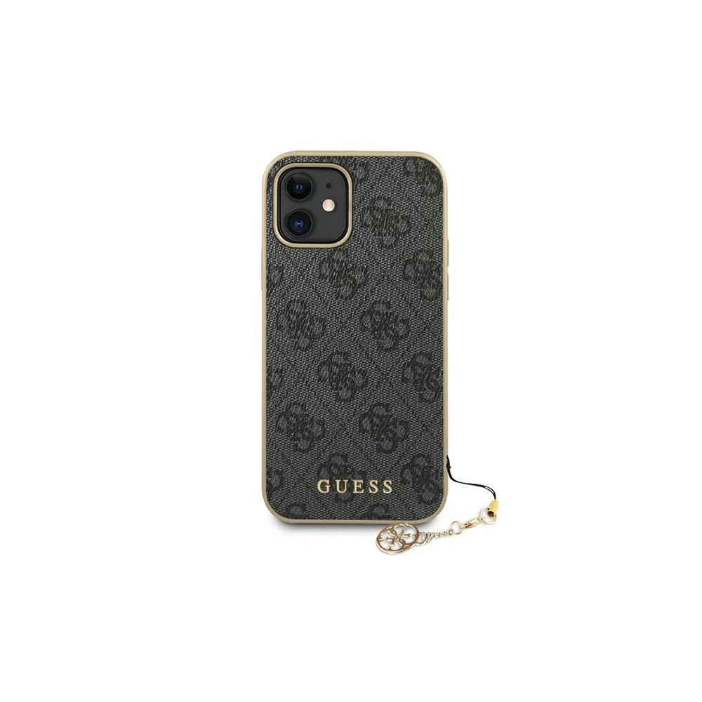Hurtownia GSM - Etui Guess GUHCP12SGF4GGR Apple iPhone 12 mini szary/grey hardcase 4G Charms Collection - GUE752GRY - {ean13} - Hurt