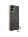 Wholesale Guess GUHCP12SGF4GGR Apple iPhone 12 mini grey hardcase 4G Charms Collection - GUE752GRY - {ean13} - Hurt
