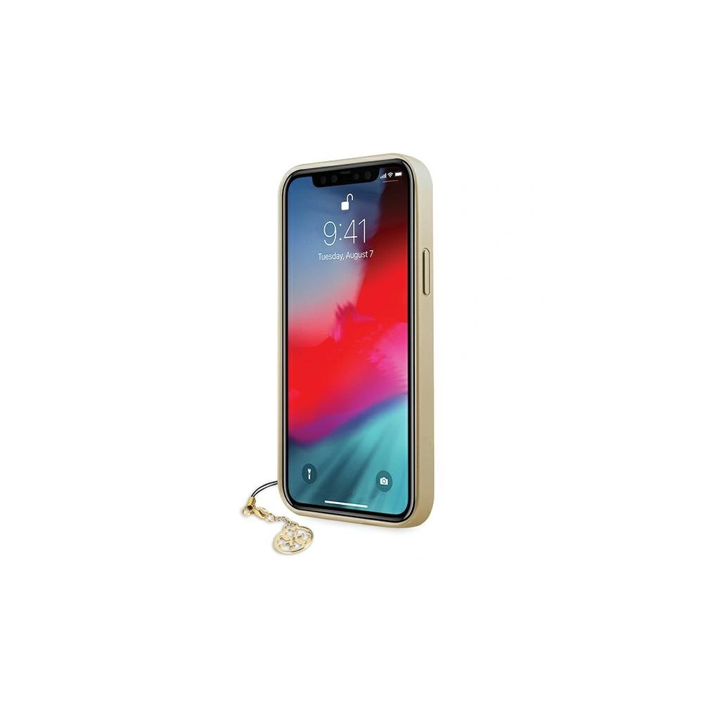 Hurtownia GSM - Etui Guess GUHCP12SGF4GGR Apple iPhone 12 mini szary/grey hardcase 4G Charms Collection - GUE752GRY - {ean13} - Hurt