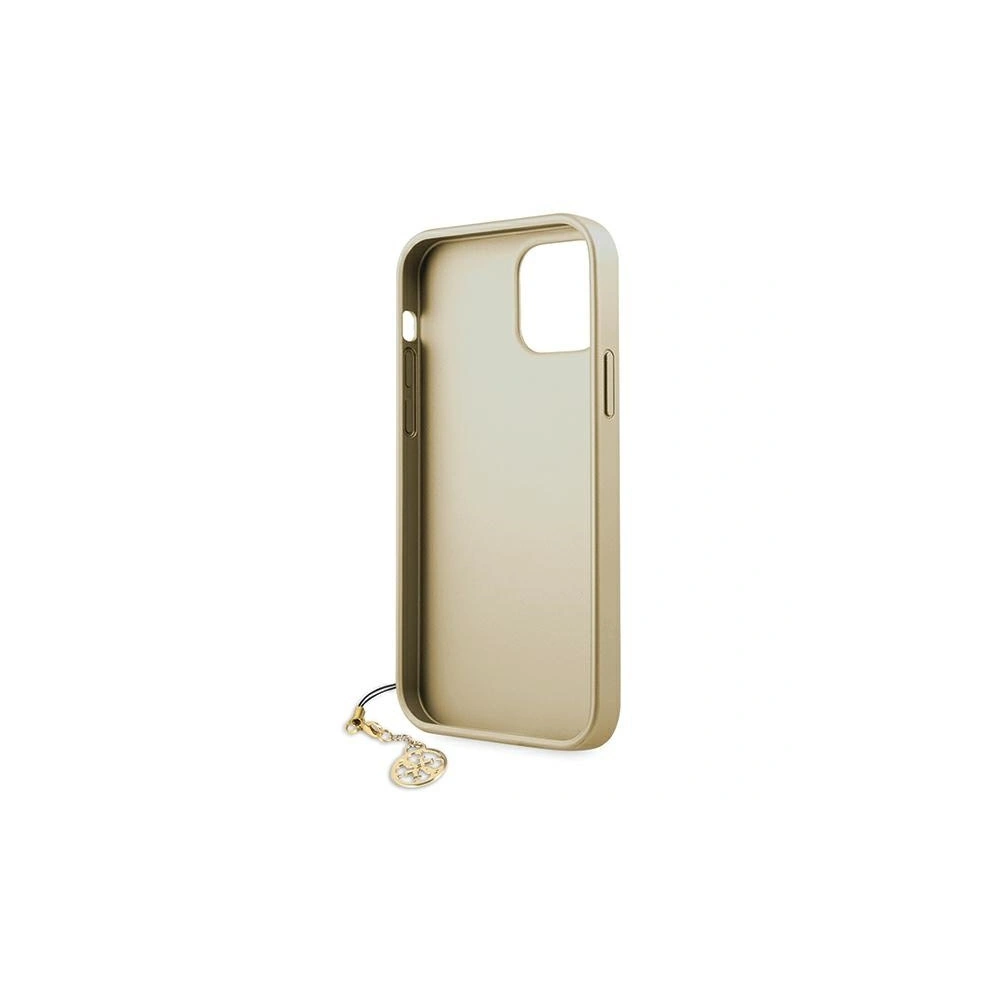 Hurtownia GSM - Etui Guess GUHCP12SGF4GGR Apple iPhone 12 mini szary/grey hardcase 4G Charms Collection - GUE752GRY - {ean13} - Hurt