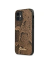 Hurtownia GSM - Etui Guess GUHCP12SPUSNSMLBR Apple iPhone 12 mini braun/brown hardcase Script Python Collection - GUE759BR - {ean13} - Hurt