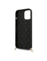 Hurtownia GSM - Etui Guess GUHCP12SPUSTCRBK Apple iPhone 12 mini schwarz/czarny Hardcase Silikon Bedrucktes Logo Band - GUE760BLK - {ean13} - Hurt